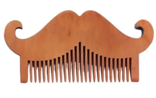 Peine de Madera para Barba/Bigote