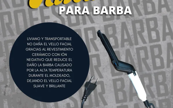 Cepillo Alisador para Barba